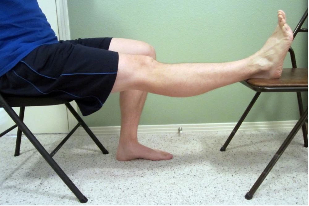 Home exercises after knee surgery